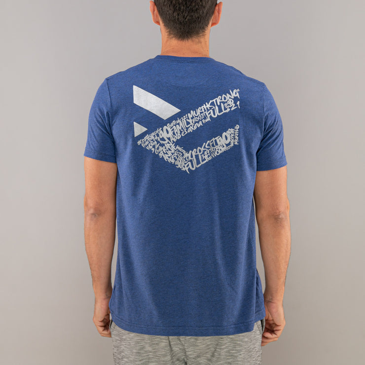 Camiseta Full Mash color azul marino para hombre